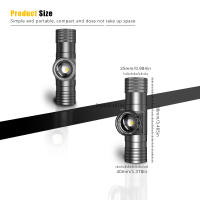 Linterna Frontal LED Con Sensor De Movimiento Y Inducción Magnetismo USB C 18650 Para Camping Y Caza Lámpara De Mano Zoomable - details 1