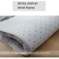 Carpetas De Suelo De Estilo Nórdico Con Patrón Tie Dye Resistente a La Suciedad Para Sala De Estar Dormitorio Tejido De Poliéster Moderno Y Lujoso - details 2