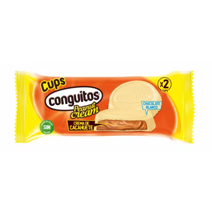 CONGUITOS CUPS BLANCO 34G - 1