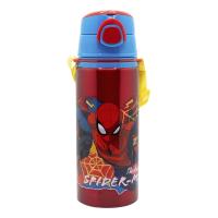 BOTELLA POP UP DE ALUMINIO CON CORREA 730 ML SPIDERMAN MOVING TARGET. Con correa, asa, tapón y pajita. STOR - details 3