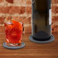 6Pcs Coasters De Silicona Redondos De 10cm Resistentes Al Calor Para Taza De Té Y Café Tapete De Gasa Para Vaso De Vidrio Soporte Para Bebidas Decoración De Mesa - details 0