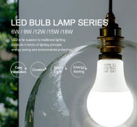 Bombilla LED E27 220V Para Mesa Luz De Escritorio Para Cocina Dormitorio Comedor Sala De Estar Iluminación 18W 15W 12W 9W 6W 3W - details 0