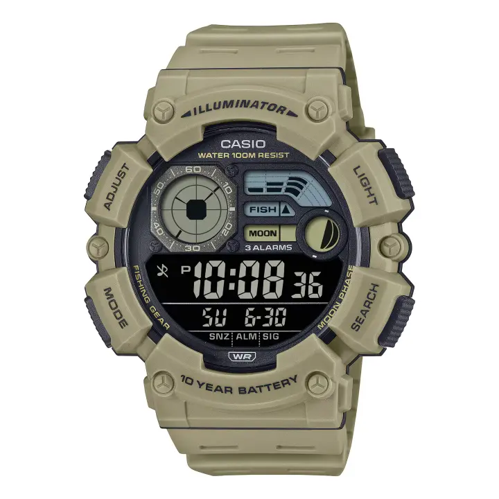 CASIO Reloj de Pulsera WS-1500H-5BVEF Hombre Digital - 1