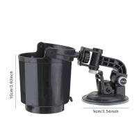 Soporte De Bebida Ajustable Para Coche Soporte De Taza De Ventosa Para Bebida Y Teléfono Móvil Parte De Automóvil ABS Negro/Blanco - details 8