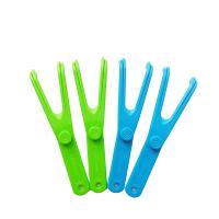Porta Algodón Dental Reutilizable Herramienta De Higiene Oral Limpiador De Dientes Interdentales Auxiliar De Flosser Blanco Para Adultos - details 4