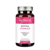 Biotina 10000mgc Complex - Para Cabello Piel Uñas con Vitaminas D E Zinc Selenio - Para Mujer y Hombre -  120 Cápsulas Vegetarianas Biotin Nutralie - details 0
