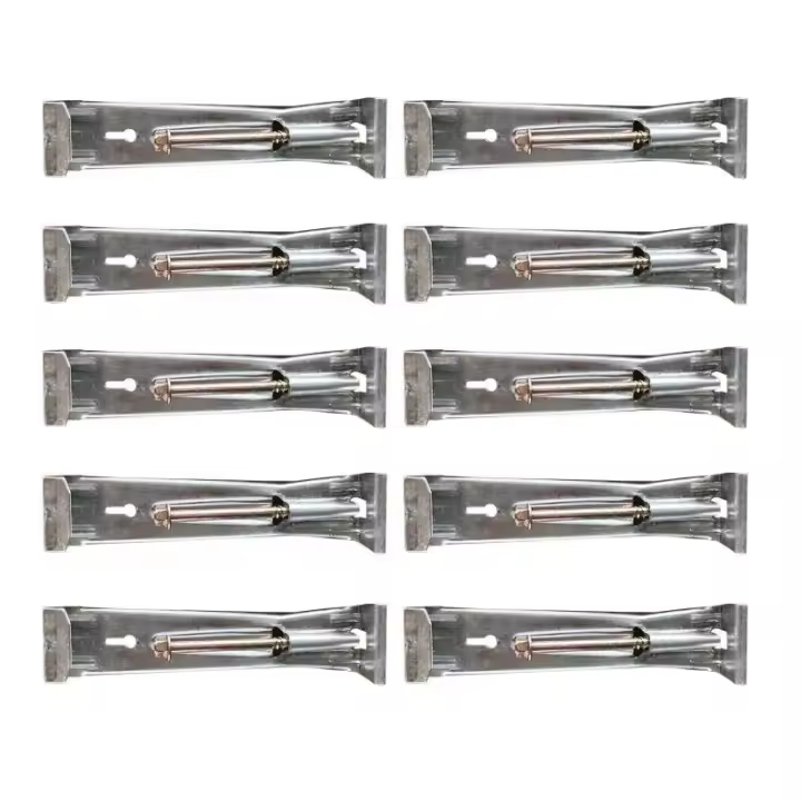 10Pcs Gancho De Fosa Metálico De 5 Pulgadas Instalación Fácil Accesorios Resistentes Para Solucionar El Desbordamiento De Agua De Lluvia - 1