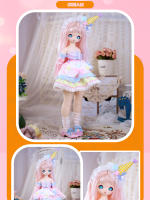 Muñeca BJD ICY DBS 1/4 Fairy De Sueño Anime Juguete Con Cuerpo De Articulaciones Mecánicas Incluye Ropa Y Zapatos Makeup Oficial 40cm SD Colección Para Niñas - details 12