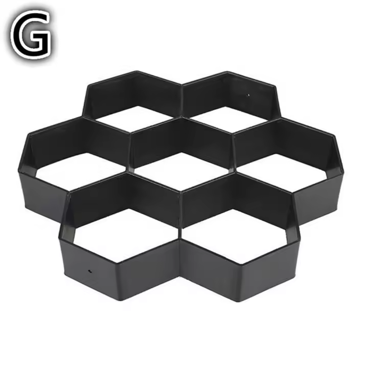 Molde De Cemento Para Paving DIY Plástico Y Concreto Piedra De Pasos Reutilizable Hacer Calle Manualmente Molde De Calle - 1