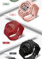 Reloj Deportivo Militar SANDA G Style Para Hombre Y Mujer Pantalla Digital LED Reloj Luminoso Resistente Al Agua Con Luz Trasera Y Alarmas - details 24