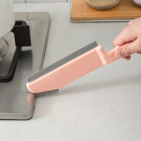 Cepillo De Limpieza Eco-amigable De Silicona 3 En 1 Para Espacios Intersticiales Limpieza De Rincones De Cocina Herramientas De Limpieza Doméstica - details 1