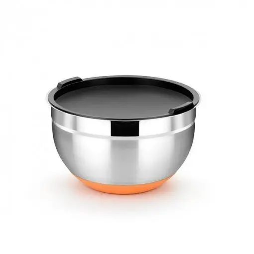 Bra BOL DE ACERO INOXIDABLE EFFICIENT 12 CM CON TAPA - 1