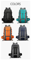 Mochila De Nylon 50L Para Camping Y Trekking Deporte Al Aire Libre Senderismo Escalada Viaje Bolsa De Hombro Reflectante Para Hombres - details 12