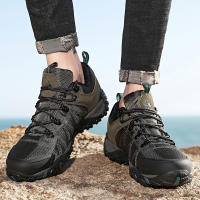 Zapatos De Senderismo Para Hombre HIKEUP No Esmerilados Transpirables Resistentes Al Desgaste Impermeables Para Escalada Y Turismo En Montañas - details 17