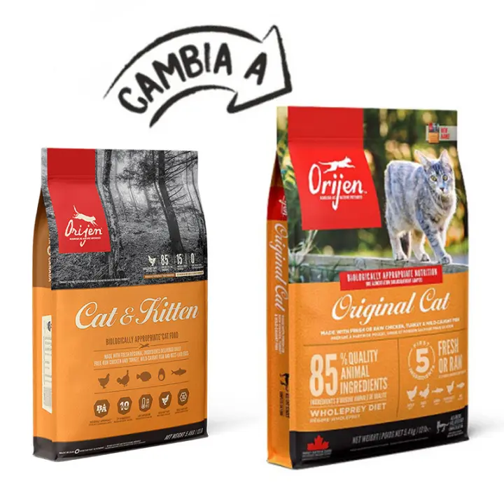 Orijen Original Cat - Pienso de Pollo Biológicamente Apropiado para Gatos de Todas las Razas - 1