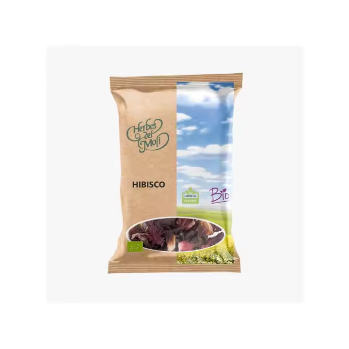 Herbes del Moli Hibisco Flores Bio 30g - Planta Aromática - Propiedades Medicinales - 1
