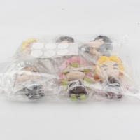 Set De 6 Figuras Pequeñas Demon Slayer Mitsuri Kanroji Comida Completa Juguetes De Modelo Lindo 6.5cm Para Coleccionistas - details 3