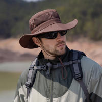 Sombrero De Pescador Xinbaoguan Para Hombres 100% Nylon Protección Solar Transpirable Gran Sombrilla Verano Casual - details 22