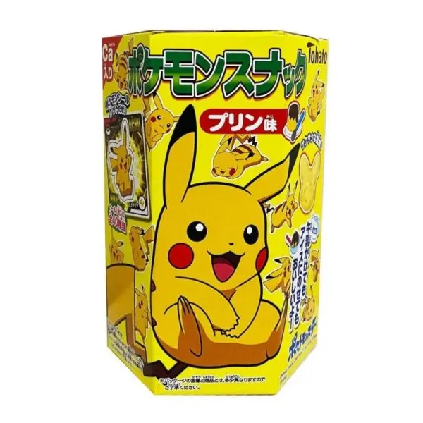 COMIDA JAPONESA ASIATICA GALLETAS DE POKEMON SABOR FLAN - 1