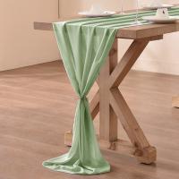 Corredor De Mesa De Tela De Organza 30cm X 300cm Estilo Bohemio Romántico Para Bodas Cumpleaños Y Decoración De Mesa De Valentine's Day - details 14