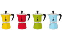 Bialetti Cafetera Clásica Italiana Rainbow - Moka Express, distintos tamaños 1, 3, 6 Tazas de Café - Amarillo, Rojo, Verde y Azul - Cafetera de Aluminio de Alta Calidad - Adecuada para hornillos y placas eléctricas - details 0