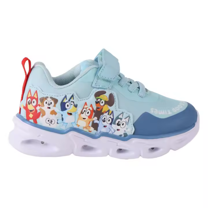 Zapatillas Deportivas Suela Ligera Eva Con Luces Bluey Friends Azul Niño 85764 - 1