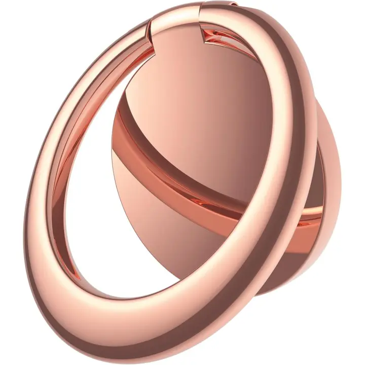 Soporte de anillo para teléfono móvil, rotación de 360 grados, agarre de metal ajustable para los dedos, soporte magnético para coche - 1