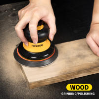 Lijadora De Mano Pneumática Para Automóviles 5/6 Pulgadas Herramienta De Despintura Y Pulido Track Random Grinder - details 9