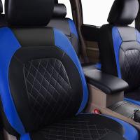 Gama completa de asientos de automóviles de imitación de vinilo de lujo Pu de lujo de gm, compatibles con airbags, transpirables, adecuados para automóviles, camiones, SUV - details 0