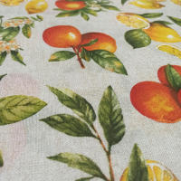 LaFábricadelasTelas - loneta a metros estampada para cocina frutas. Ancho  2,8 metros, cortinas, cojines, manteles, bolsas, confección y decoracion. Portes gratuitos - details 8