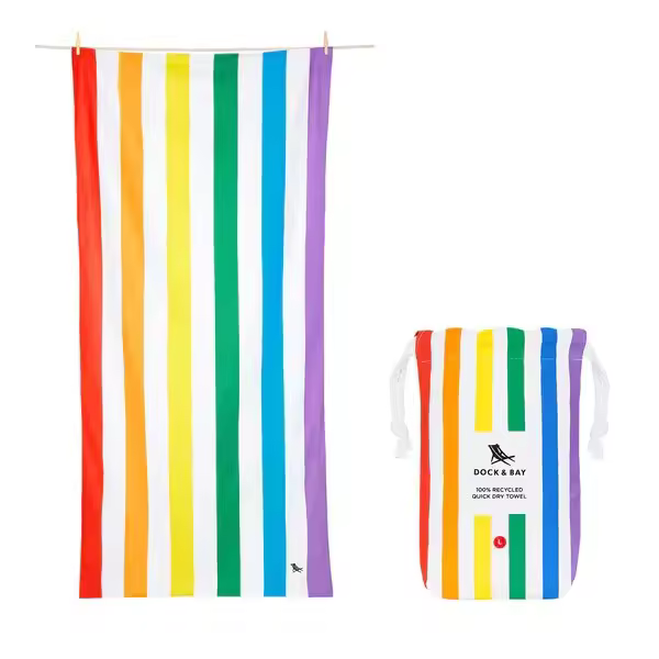 Toalla Summer Rainbow XL Dock & Bay (200x90) - 1