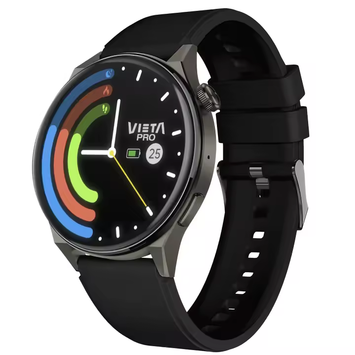 Vieta Pro Wear 2 Max- Reloj inteligente de mujer deportivo con llamadas, control de sueño, contador de pasos | Smartwatch de mujer redondo con pulsómetro, notificaciones y pantalla AMOLED de 47mm - 1