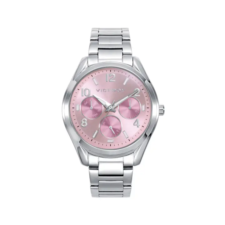 Reloj Viceroy Multifunción Mujer Acero Impermeable Rosa 401224-75 - 1