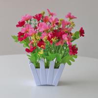 Marguerita Artificial Resistente Al Clima En Plástico Para Decoración De Bonsái En Balcones Flor Falsa Para Fiesta - details 6