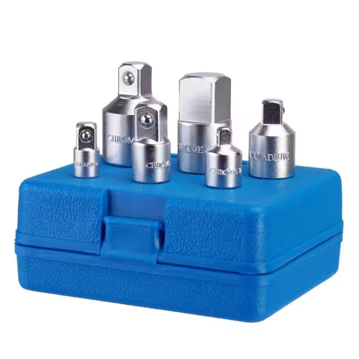 JUEGO 6 ADAPTADORES PARA LLAVES DE CARRACA Y DINAMOMETRICAS DE 1/4" A 3/4" - 1