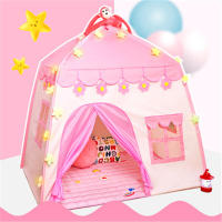 Carpa Para Niños Con Luces LED Castillo De Princesa Casa De Juguete Plegable Para Habitación De Bebés Y Niñas Edad Recomendada 3-12 Años - details 2