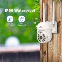 Hiseeu sistema de cámara de seguridad, NVR de 10 canales, video HD de 5MP, WiFi de 2.4GHz, audio bidireccional, detección de movimiento, visión nocturna en color, giro de 355° y inclinación de 90°, impermeable IP66, Visión nocturna - details 1