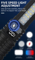 Linterna De Emergencia Super Brillante LED Recargable Portátil Torcha Ultra Potente Para Camping Y Uso Exterior - details 3