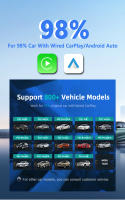 Adaptador de Carplay inalámbrico 2 en 1, Dongle inteligente 2024, 5G, WIFI, para iphone, teléfono Android, Volvo, Benz, Mg, Kia, Chery, VW - details 9