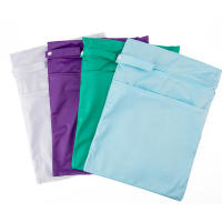 Bolsa De Pañales Impermeable Y Reutilizable De Color Sólido Con Dos Bolsillos Cerrados Para Viaje Playa Piscina Artículos Para Bebé - details 10