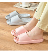 Zapatillas De Plataforma Gruesa Para Mujer Verano Playa EVA Suela Suave Zapatillas De Salir Casual Hombres Y Mujeres Zapatos Antideslizantes Para Interiores Baño - details 14