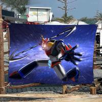 Bandera De Camping Goldorak Grendizer De Alta Calidad Impresión De Banderín De Artesanía Estilo Ambiente Para Exterior E Interior - details 8