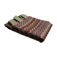 Cortina para Puerta Exterior: Elegancia y Protección para tu Entrada en la Calle 140x260cm - Zigzag en Rojo | Mercatienda - details 5