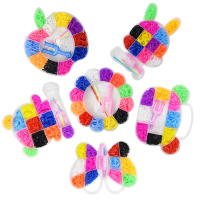 Kit De Haces Arcoíris Para Pulseras DIY Accesorios De Joyería Para Niñas Juguetes De Cuerda De Goma Cumpleaños Regalos - details 1