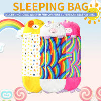 Bolsa De Dormir Infantil Con Almohada Dibujos Animados Cómoda Y Cálida De Peluche Para Niños Y Niñas Animal Tamaño 4-6 Años - details 0