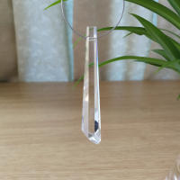 Colgante De Cristal En Forma De Pierna De Toro Prisma De Refracción Para Lámpara Cortina De Boda Decoración Del Hogar - details 4