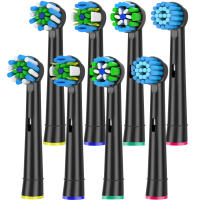 Cabezales De Cepillo De Dientes Compatible Con Braun Oral B Electrónicos Pack De 8 Piezas Adecuados Para Oral B Vitality pro Adultos - details 0