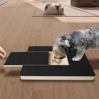 Tablero De Madera Para Perros Y Gatos Con Papel De Hierro Para Cuidado De Uñas Pull-out Scratcher Para Mascotas Tamaño 36x5x25cm - details 2