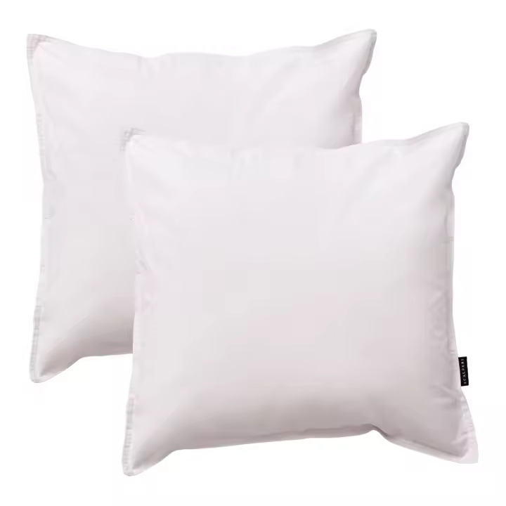 2 cojines de 45x45cm 100%Algodón en color gris claro Scalpers Home - 1