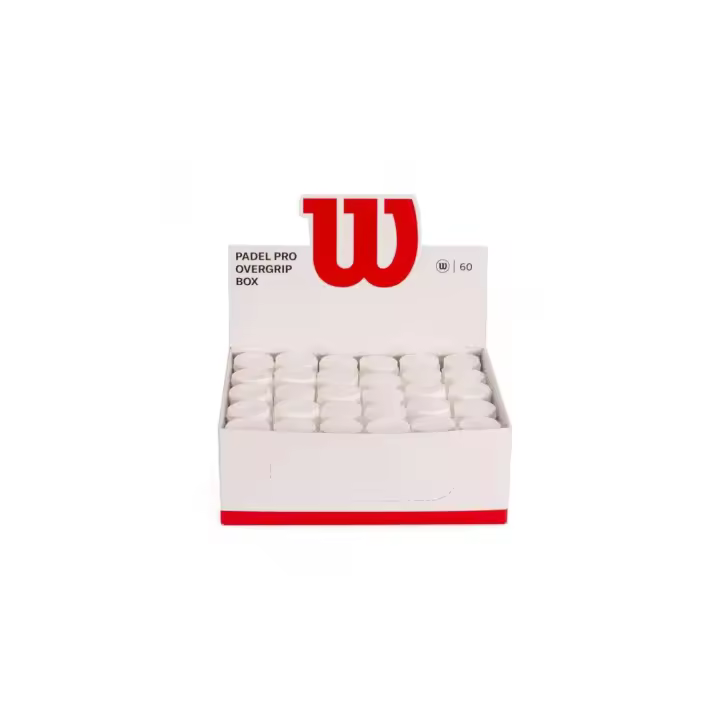 Caja Overgrip Wilson Liso 60 Unidades Especifico Para Padel De 0.90Cm - 1